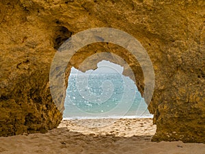 Sand beach at Gale, Portugal