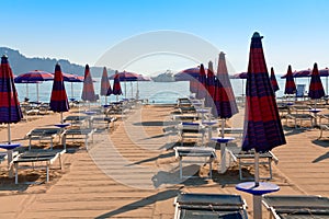 Sand beach in Giardini Naxos photo