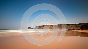 Sand beach at Praia de Odeceixe