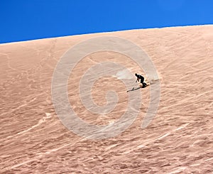 Sand Boarding on the dunes