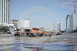 Sand boat tanker
