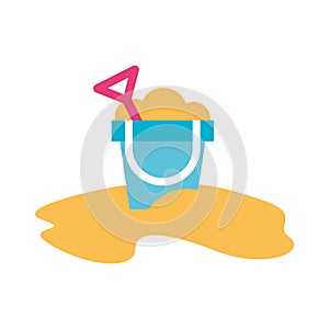 Sand boucket beach toy