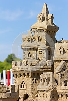 Sand Castle on the Beach