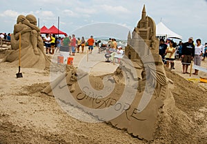 Sand Castle Day on South Padre Island