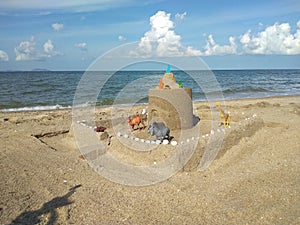 Sand castleâ€‹ wind and sunshineâ€‹