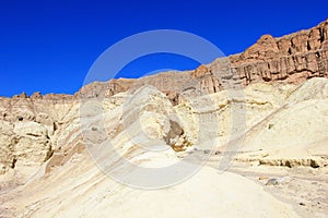 Sand and clay dunes, Zabriskie point of the Death Valley National Park, USA