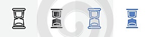 sand clock icon vector set use for web ui or app