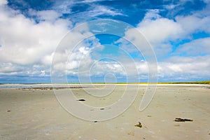 Sand and Clouds. Cata Sand, Sanday, Orkney, Scotland photo