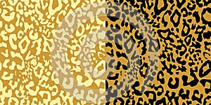 Sand-coloured leopard prints variation. Seamless fashion wallpaper for textile, t shirt, bag, poster, scrapbook and other design