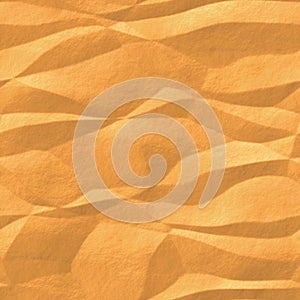 Sand desert crinckled paper background semaless pattern texture