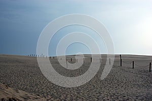 Sand on a desert dune at the beach no people