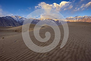 Sand desert. Northern Area Pakistan