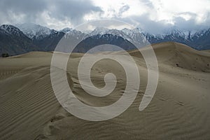 Sand desert. Northern Area Pakistan