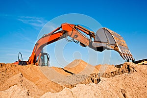 Sand Digging Quarrying Excavator