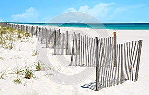 Sand Dune Fence on Pretty Beach