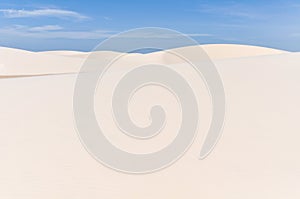 Sand dune in Lencois Maranheses, Brazil