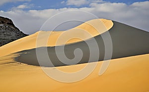 Sand dune near the Siwa oasis