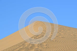 Sand dune ripples in Maspalomas Gran Canaria