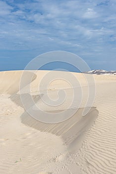 Sand dune Santa MÃ³nica beach Boa Vista