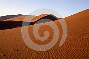A sand dune Sossusvlei, Namibia