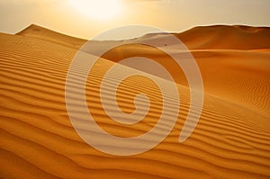 Sand Dunes Abu Dhabi Dubai