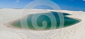 Sand Dunes ans Lagoons in Lencois Maranhenses, Brazil