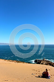 Sand dunes around the Concon coastline