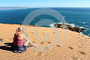 Sand dunes around the Concon coastline