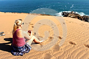 Sand dunes around the Concon coastline