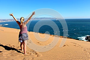 Sand dunes around the Concon coastline
