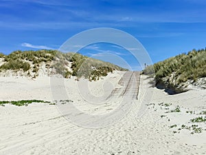 Sand dunes and beach access