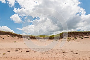 The sand dunes of Brackley Beach