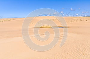 Sand dunes in Cabo Polonio, Uruguay photo