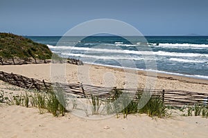 Sand dunes on the coast, Sardinia, Italy