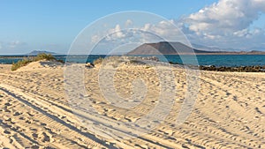 The Sand Dunes of Corralejo on Ferteventura