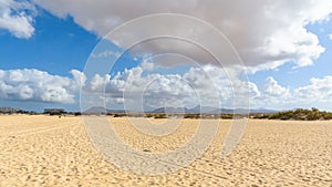 The Sand Dunes of Corralejo on Ferteventura