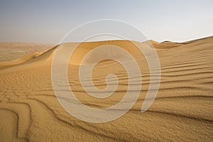 Sand dunes of Empty Quarter desert