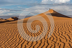 Sand dunes in Erg Chigaga