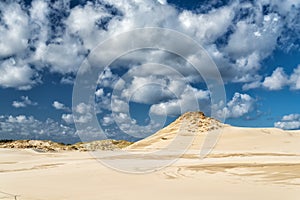 sand dunes in Leba, Poland