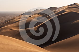 Sand dunes in lut desert