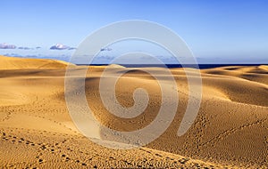 Sand dunes of maspalomas