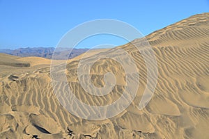 Sand dunes in Maspalomas Gran Canaria Spain
