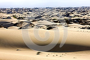 Sand Dunes near Walvis Bay in Namibia