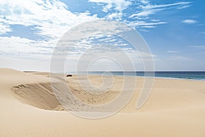 Sand dunes Praia de Santa MÃ³nica Boa Vista
