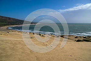 Sand dunes at Punta de la Paloma, Andalucia, Spain