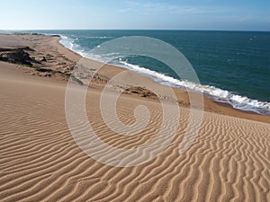 Sand dunes of Punta Gallinas, Colombia: northernmost point of South America