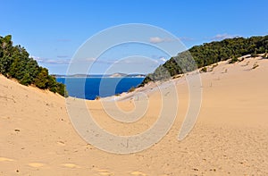 Sand dunes in Rainbow Beach, Australia