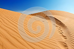 Sand dunes in Sahara