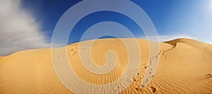 Sand dunes in Sahara