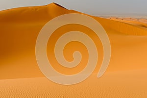 Sand dunes in Sahara Desert, Morocco